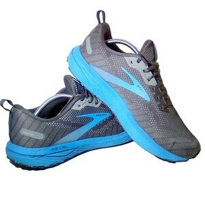 Brooks Revel 6 Men’s Size 12 D Gray Blue Neutral Running Walking Sneakers.